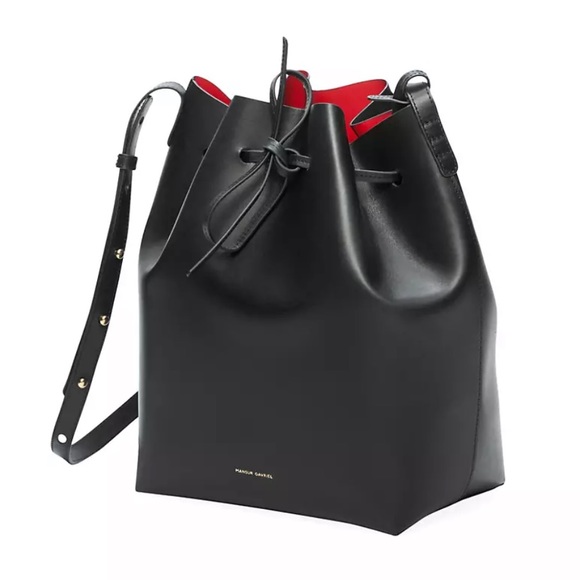 Mansur Gavriel Leather Bucket Bag - Picture 3 of 8